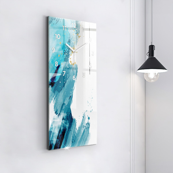 Téglalap alakú üvegóra Ecsetvonások