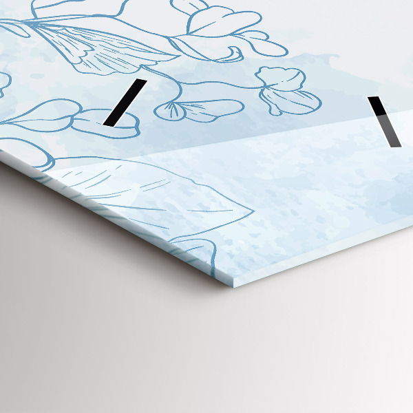 Téglalap alakú üvegóra Vázlat a növényekről