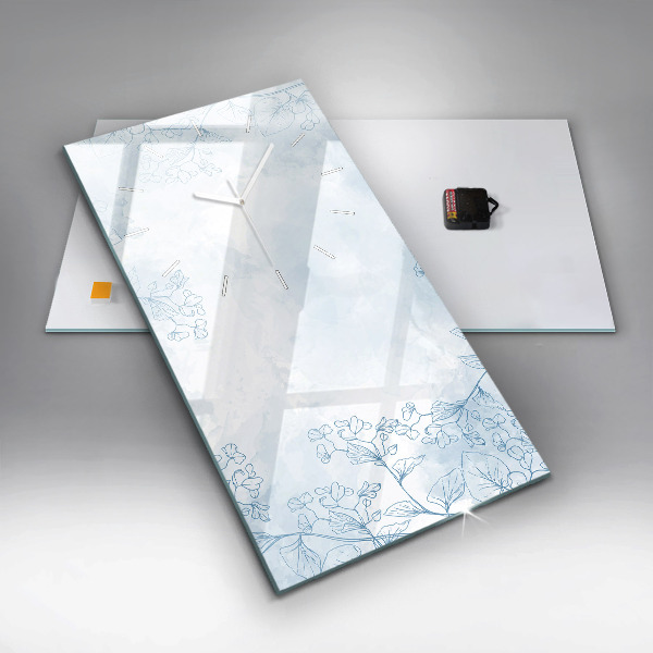 Téglalap alakú üvegóra Vázlat a növényekről