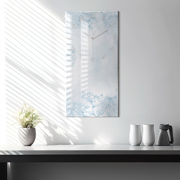 Téglalap alakú üvegóra Vázlat a növényekről