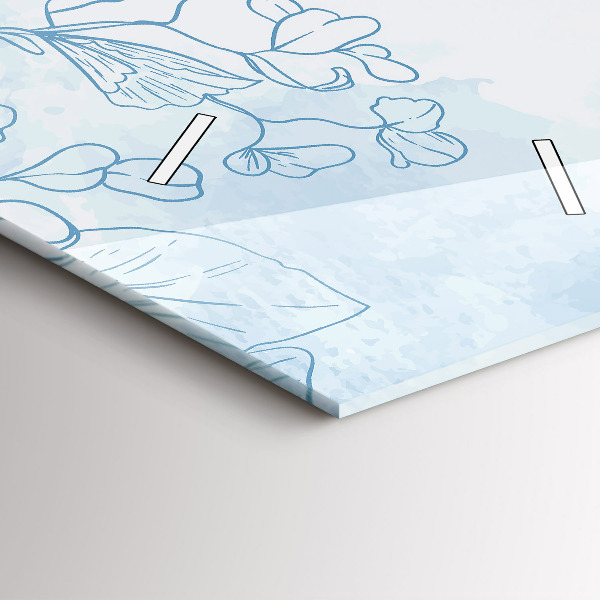 Téglalap alakú üvegóra Vázlat a növényekről