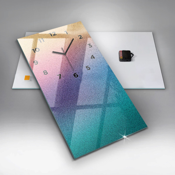 Téglalap alakú üvegóra Gradiens minta