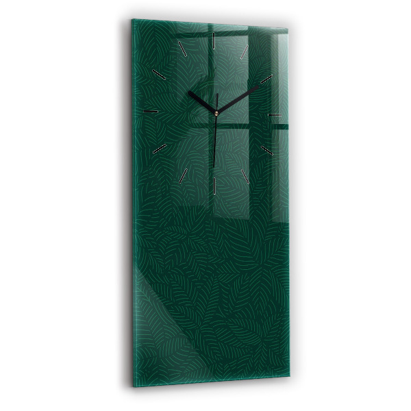 Téglalap alakú üvegóra Levélminta