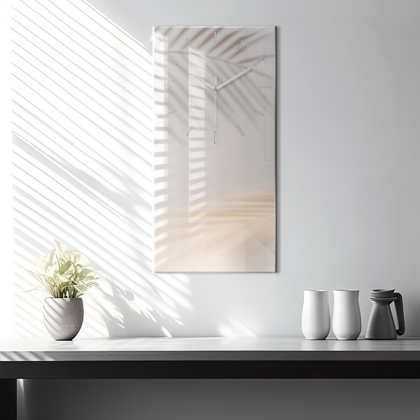 Téglalap alakú üvegóra Krémes absztrakció