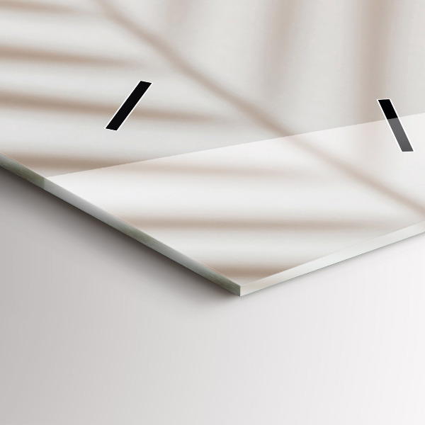 Téglalap alakú üvegóra Krémes absztrakció