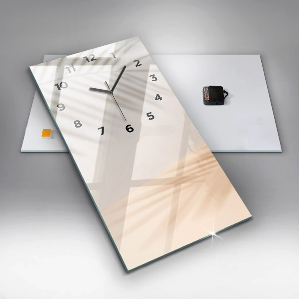 Téglalap alakú üvegóra Krémes absztrakció