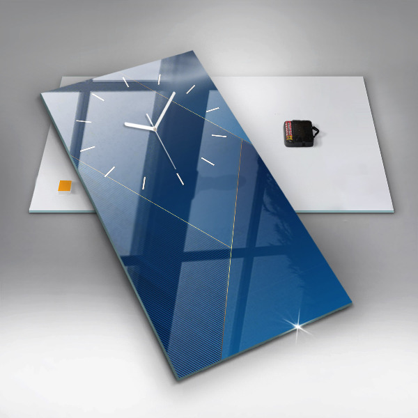 Téglalap alakú üvegóra Dekoratív absztrakció