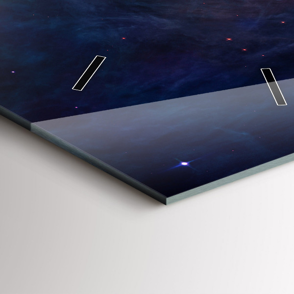 Téglalap alakú üvegóra Galaxis és csillagok