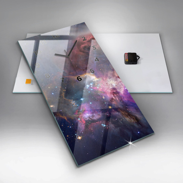 Téglalap alakú üvegóra Galaxis és csillagok