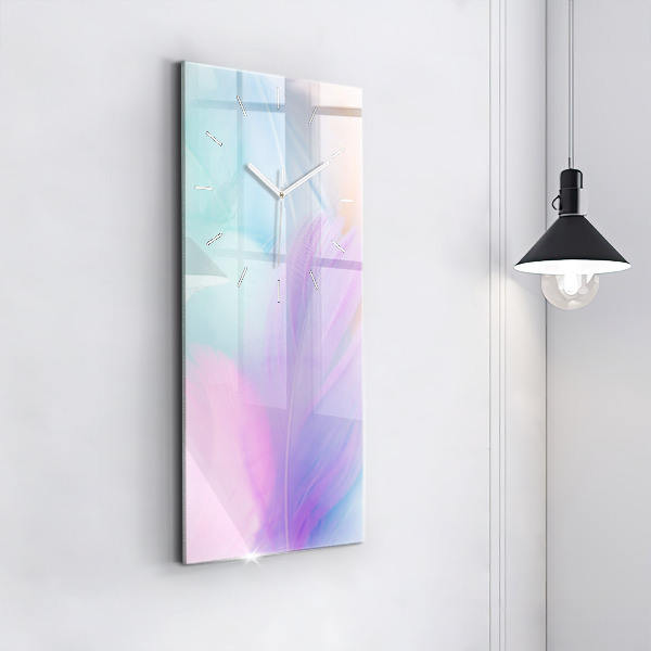 Téglalap alakú üvegóra Színes tollak