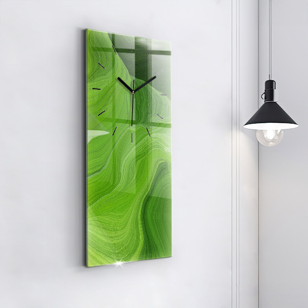 Téglalap alakú üvegóra Modern hullámok