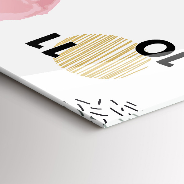 Téglalap alakú üvegóra Geometriai minta