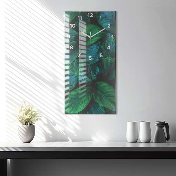 Téglalap alakú üvegóra A természet levelei