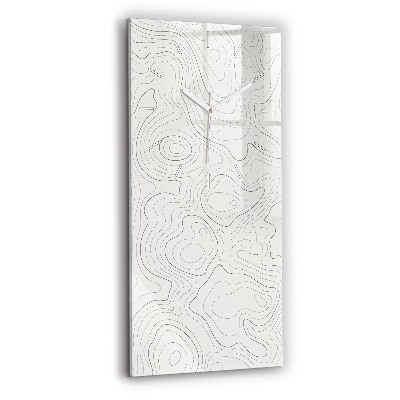 Téglalap alakú üvegóra Absztrakciós foltok