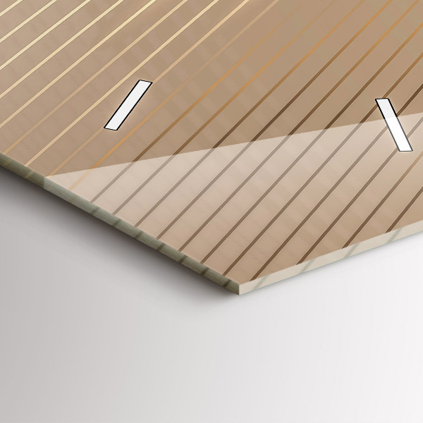 Téglalap alakú üvegóra Absztrakt fény