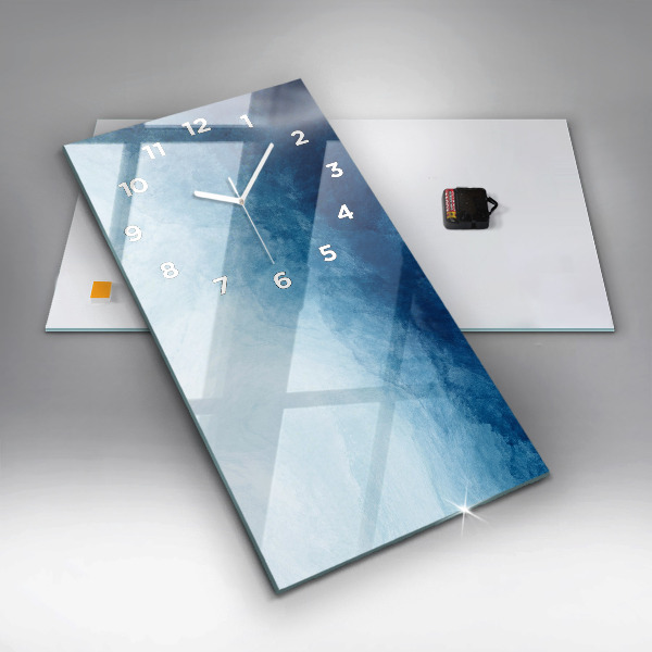 Téglalap alakú üvegóra Absztrakciós víz