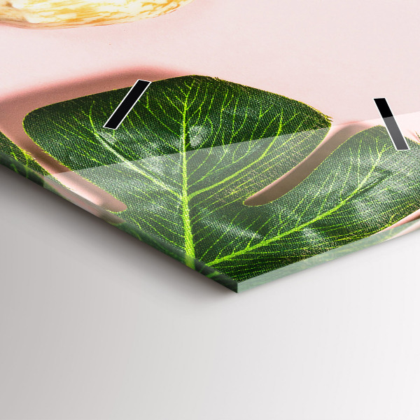 Téglalap alakú üvegóra Nyári hangulat