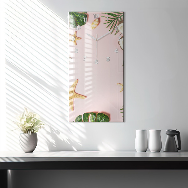 Téglalap alakú üvegóra Nyári hangulat