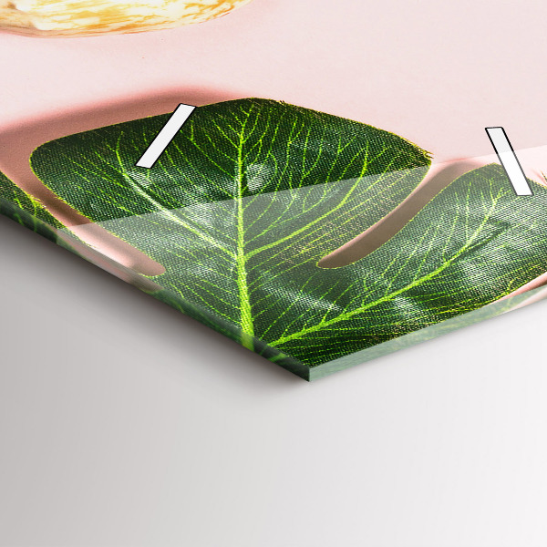 Téglalap alakú üvegóra Nyári hangulat