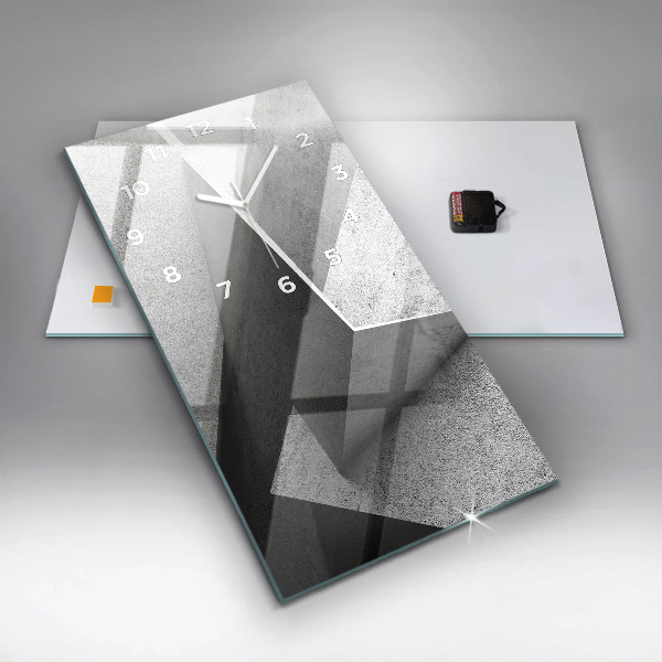 Téglalap alakú üvegóra Absztrakciós háromszögek