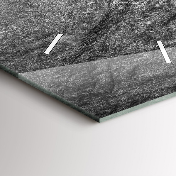 Téglalap alakú üvegóra Vulkáni kőzet