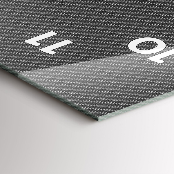 Téglalap alakú üvegóra Sötét absztrakció