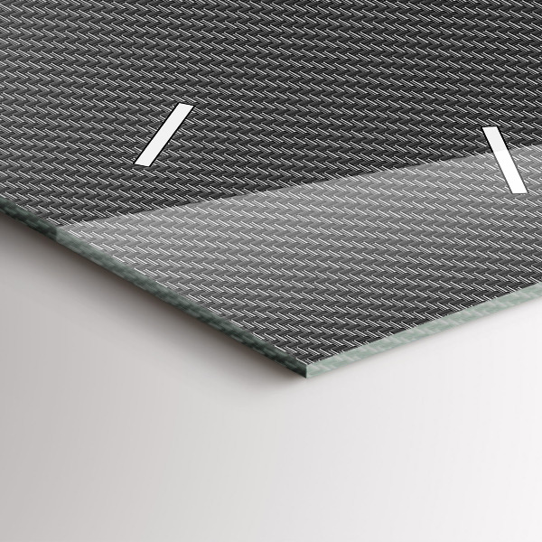 Téglalap alakú üvegóra Sötét absztrakció