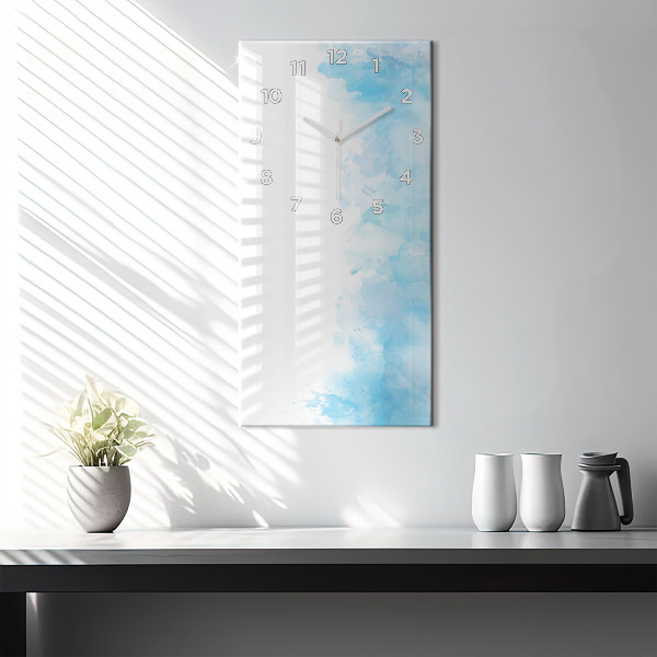 Téglalap alakú üvegóra Festett foltok