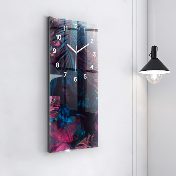 Téglalap alakú üvegóra Egzotikus virágok