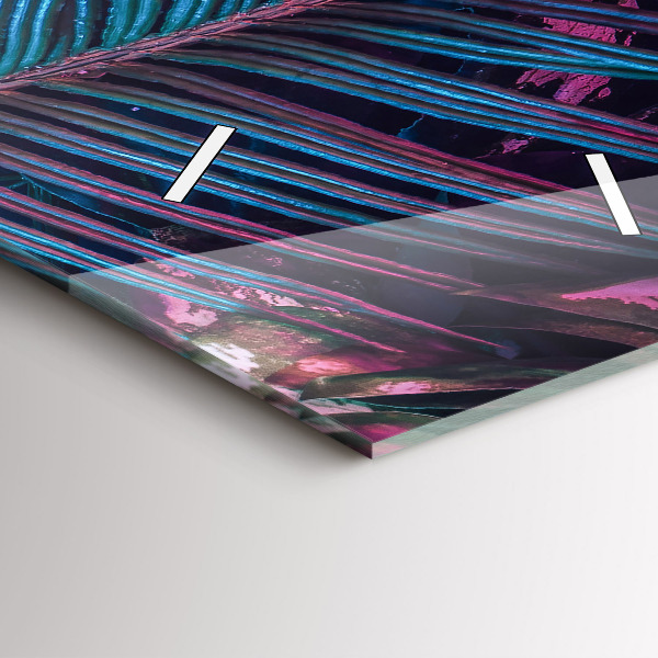 Téglalap alakú üvegóra Egzotikus virágok