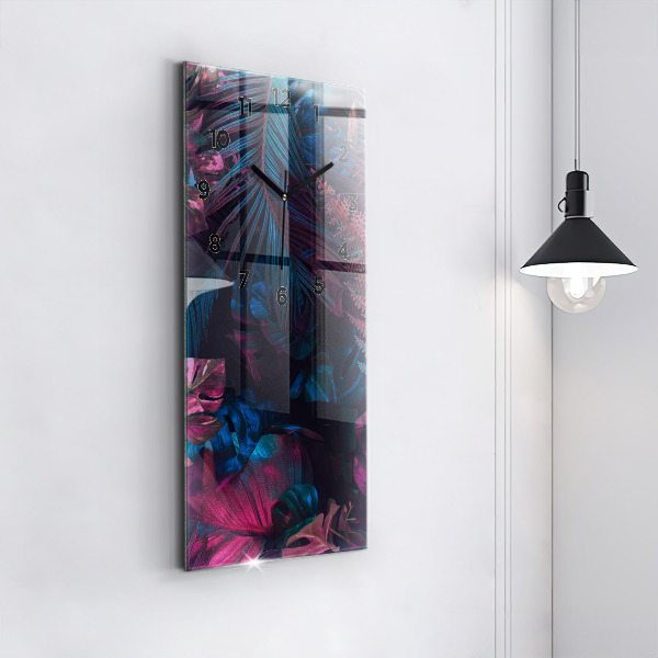 Téglalap alakú üvegóra Egzotikus virágok