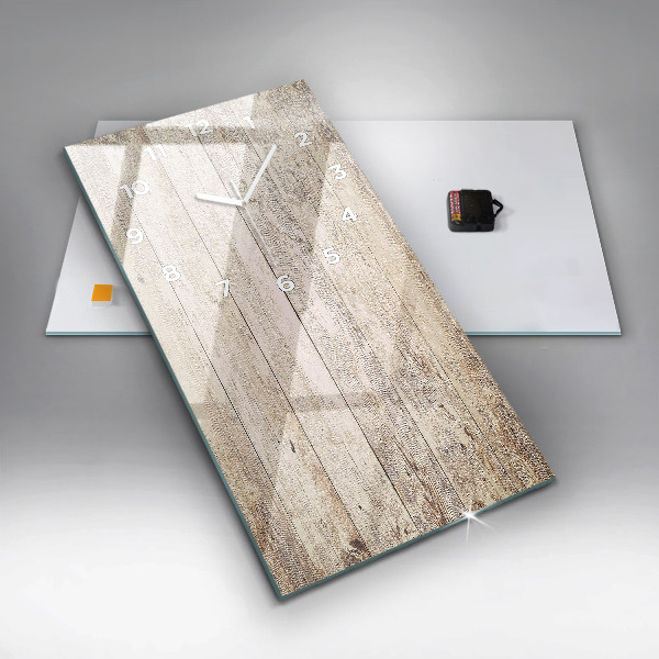 Téglalap alakú üvegóra Fa panelek