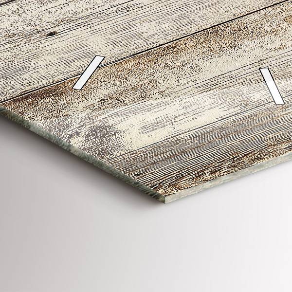 Téglalap alakú üvegóra Fa panelek