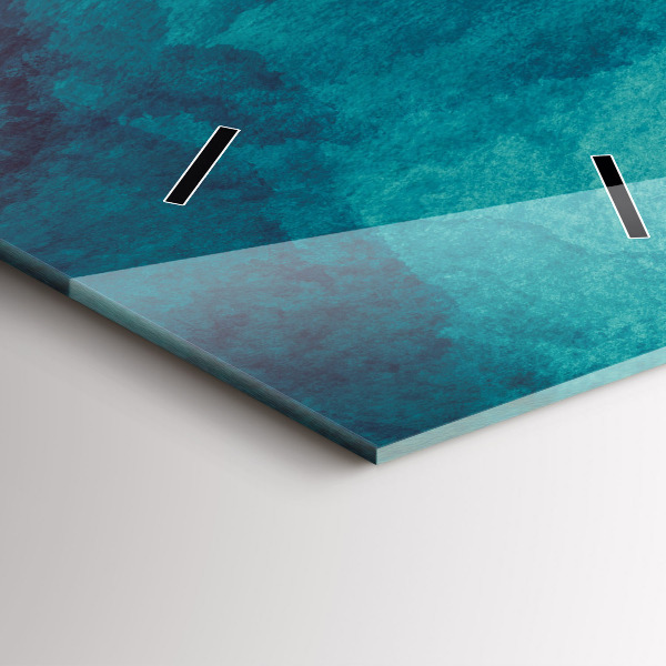 Téglalap alakú üvegóra Absztrakciós mélység