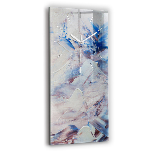 Téglalap alakú üvegóra Absztrakt festék textúra