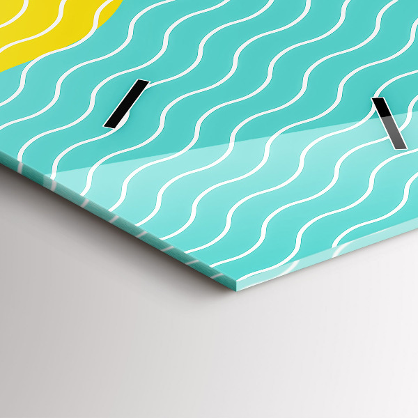 Téglalap alakú üvegóra POP absztrakció