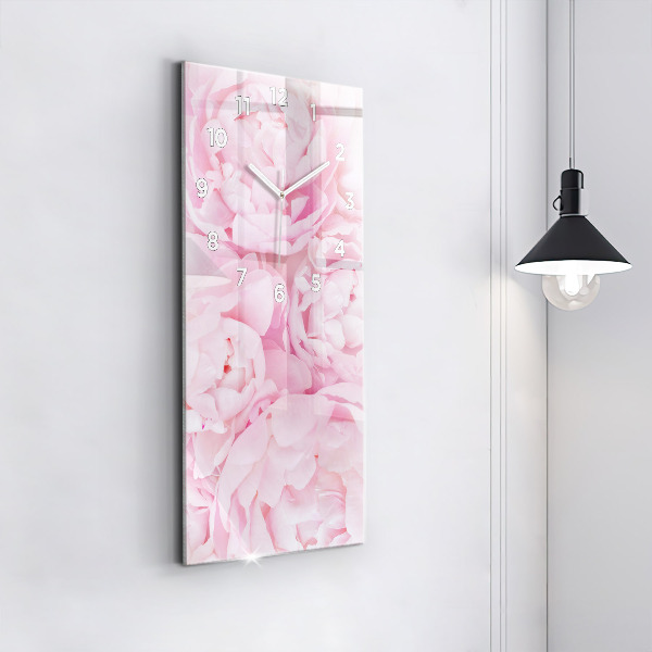 Téglalap alakú üvegóra Virágzó virágok