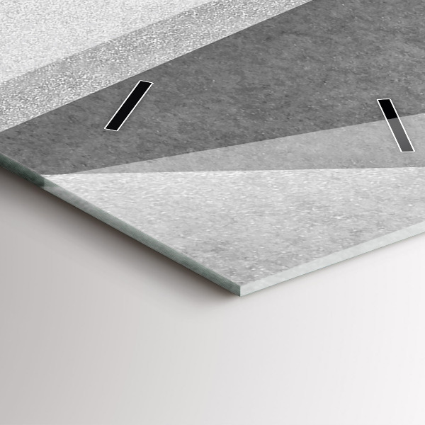 Téglalap alakú üvegóra Szürke geometriai absztrakció