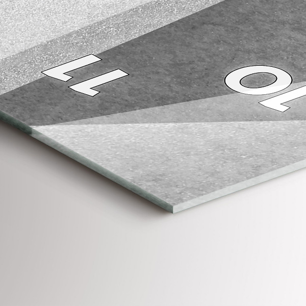 Téglalap alakú üvegóra Szürke geometriai absztrakció