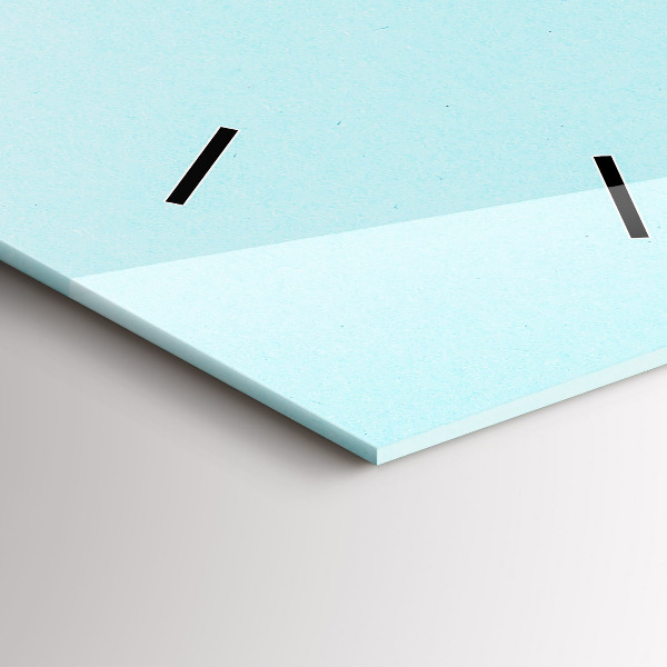 Téglalap alakú üvegóra Pasztell mintás