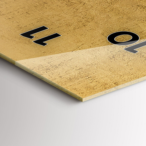 Téglalap alakú üvegóra Dekoratív vászon