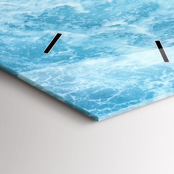 Téglalap alakú üvegóra Tengervíz