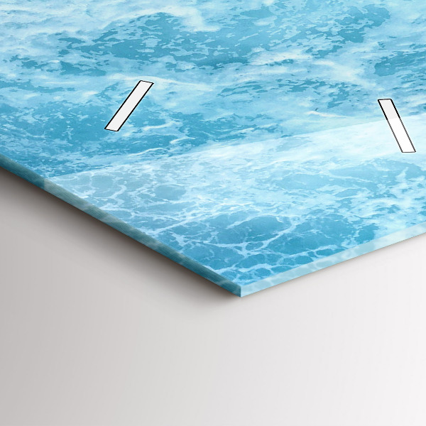 Téglalap alakú üvegóra Tengervíz