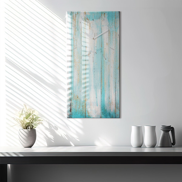 Téglalap alakú üvegóra Kék táblák