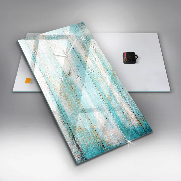 Téglalap alakú üvegóra Kék táblák