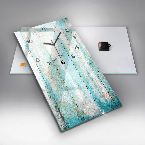 Téglalap alakú üvegóra Kék táblák