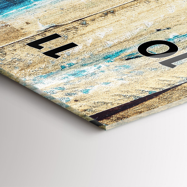 Téglalap alakú üvegóra Karcos fa