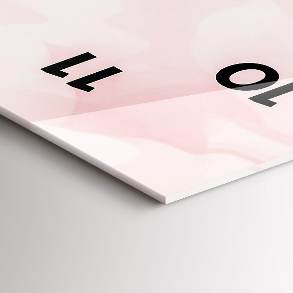 Téglalap alakú üvegóra Virágzó rózsák