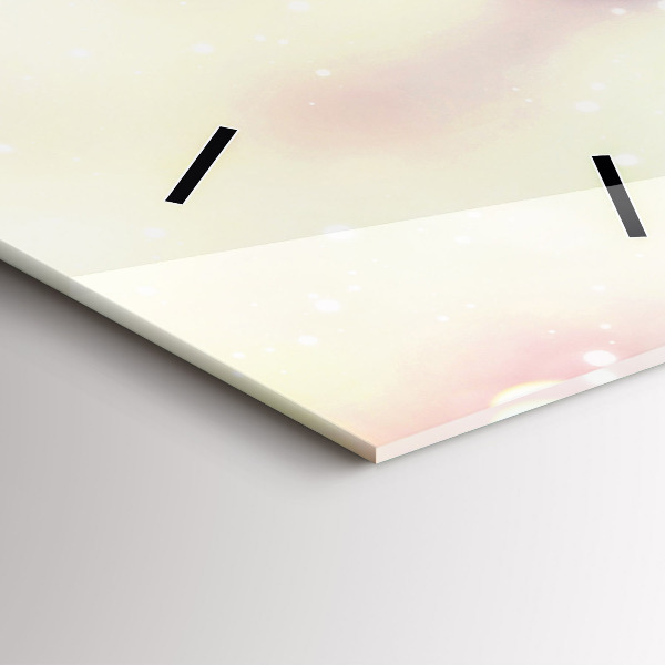 Téglalap alakú üvegóra Tavaszi virágok