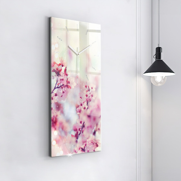 Téglalap alakú üvegóra Tavaszi virágok